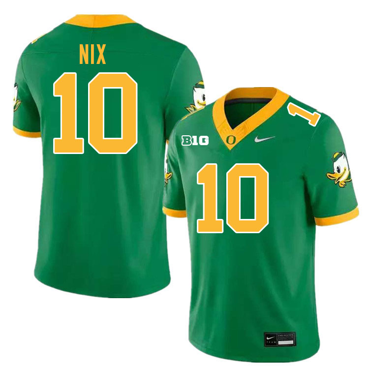 Bo Nix Oregon Jersey,Oregon Ducks Football Uniforms Youth-Green 2024